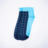 Checkerboard - Navy / Blue and White